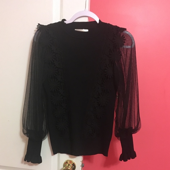 NWOT MC Lorene black sweater - Picture 1 of 6